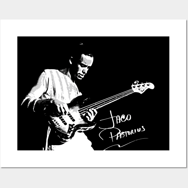 Jaco Punk Jazz Wall Art by Hindsight Apparel